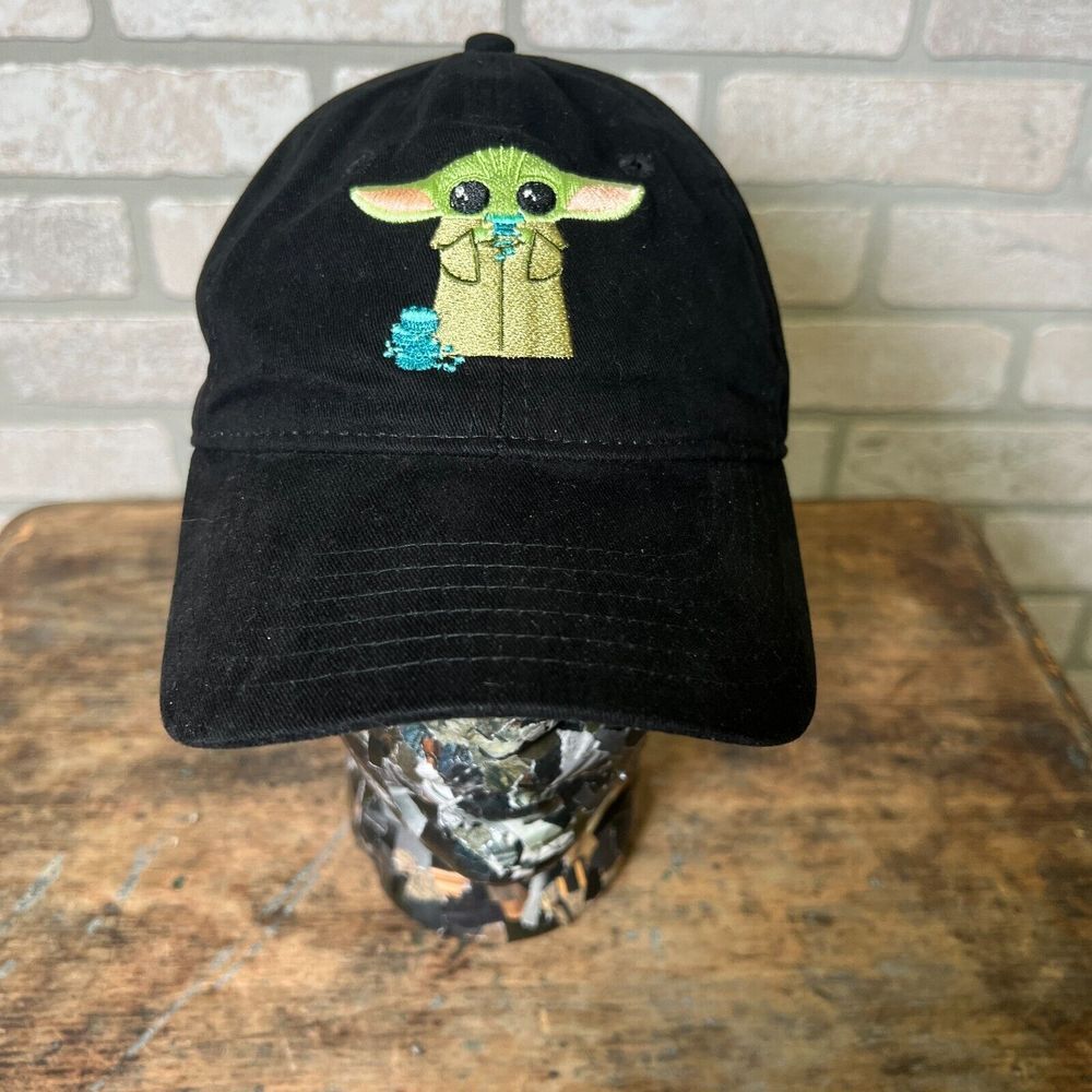 Star Wars Mandalorian Baby Yoda Cookie Hat Baseball Cap One‎ Size NWT Disney